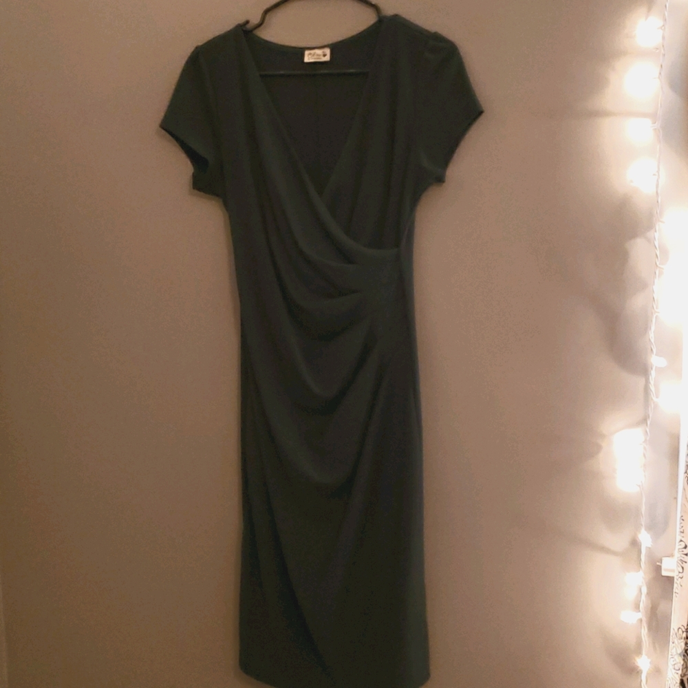 Forest green dress